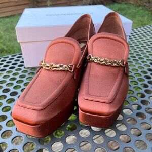 Zimmerman Chain-Embellished Platform Loafers